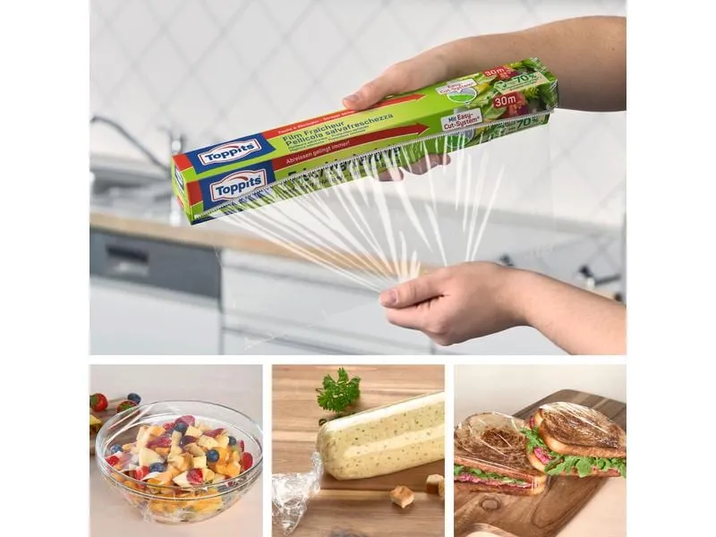 Toppits Frischhaltefolie 1 Stück, Transparent Toppits Frischhaltefolie 1 Stück, Transparent