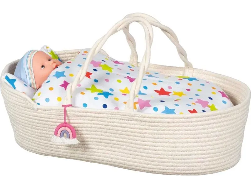 Goki Puppenzubehör Tragekorb mit Anhänger 51 x 30 x 17.5 cm Goki Puppenzubehör Tragekorb mit Anhänger 51 x 30 x 17.5 cm