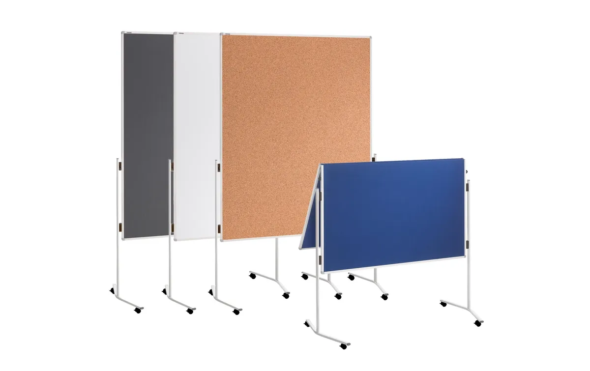 Franken Pinnwand Eco 150 cm x 120 cm, Grau, klappbar Franken Pinnwand Eco 150 cm x 120 cm, Grau, klappbar