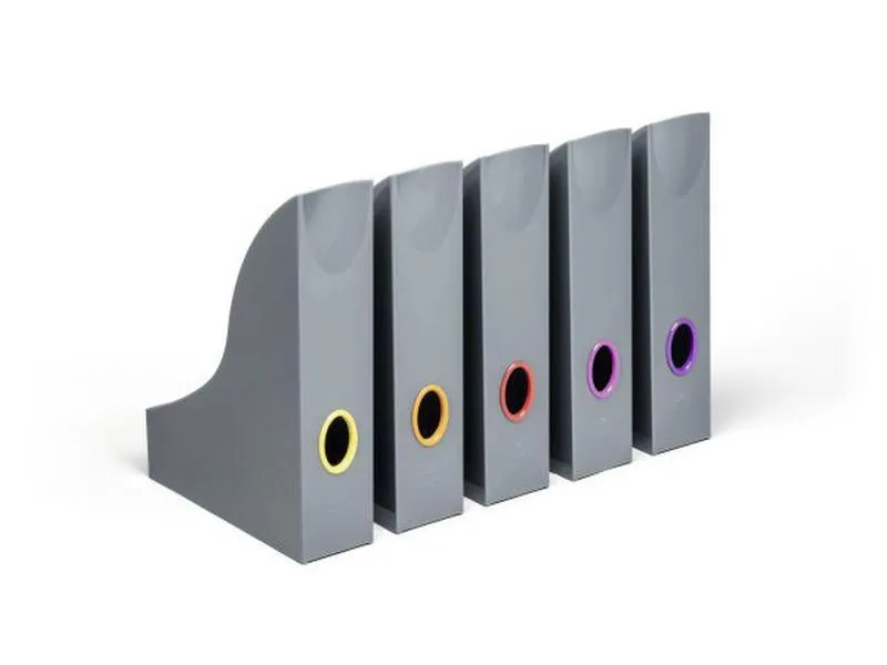 DURABLE Stehsammler Varicolor MAGAZINE RACK SET, 5 Stück DURABLE Stehsammler Varicolor MAGAZINE RACK SET, 5 Stück