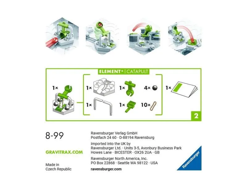 Ravensburger Kugelbahn Zubehör GraviTrax Element Catapult Ravensburger Kugelbahn Zubehör GraviTrax Element Catapult