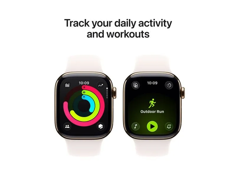 Apple Watch Series 11 42 mm LTE Gold Titanium Light Blush M/L Apple Watch Series 11 42 mm LTE Gold Titanium Light Blush M/L