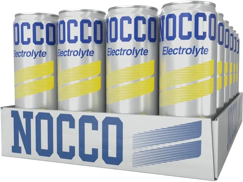 NOCCO Electrolyte Erfrischungsgetränk mit Koffein Lemon Lime
