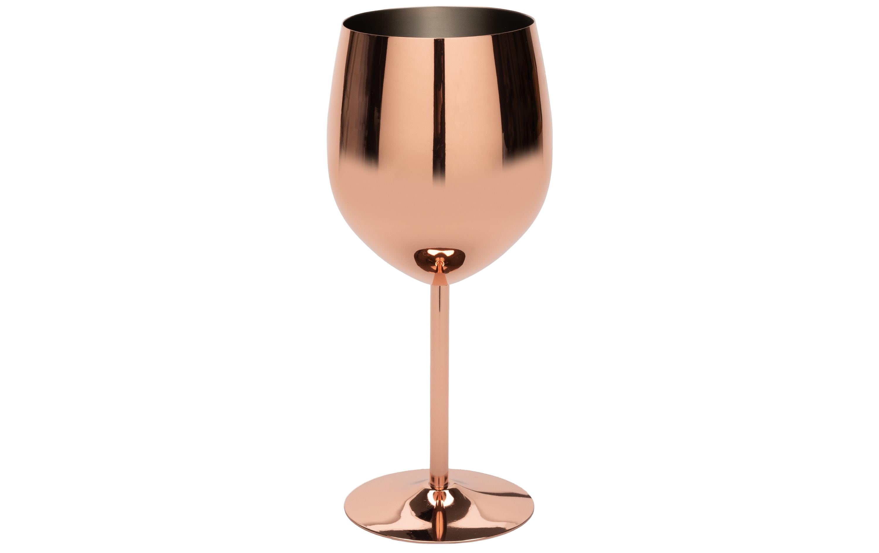 FTM Universal Weinglas 500 ml, 4 Stück, Kupfer