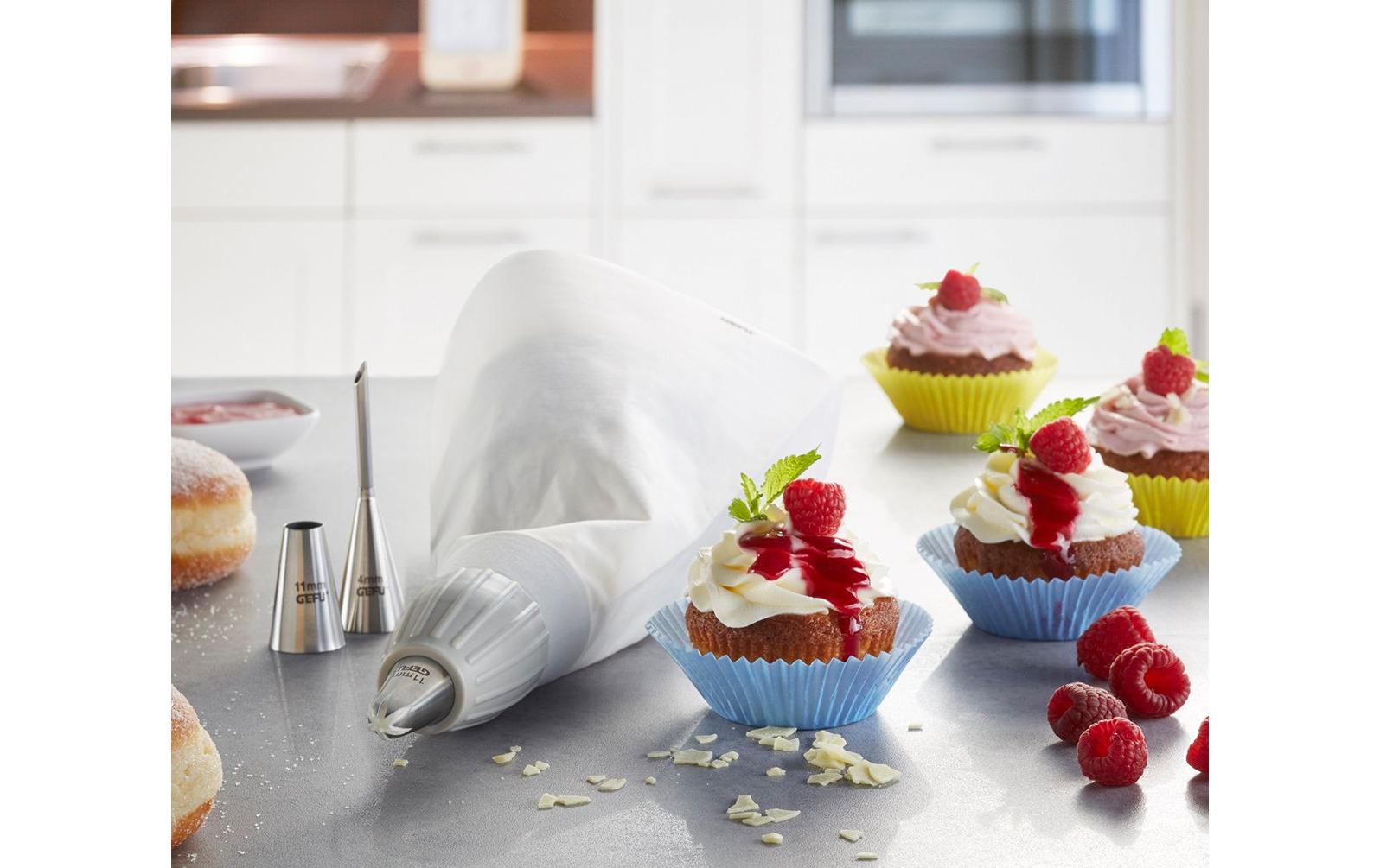 GEFU Spritzbeutel Set Decore 5-teilig