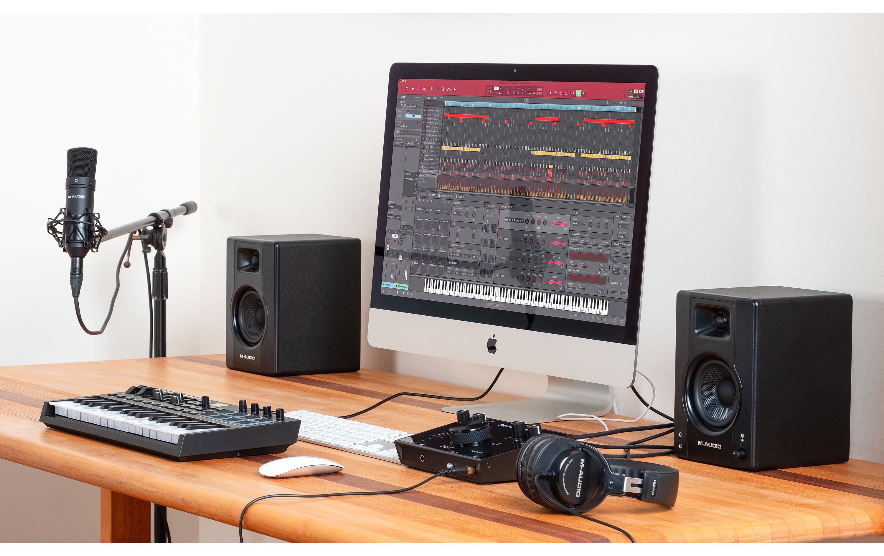 M-Audio Studiomonitore BX3BT Schwarz