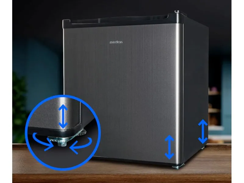 Medion Kühlschrank MD 37724 Grau, Rechts, Wechselbar Medion Kühlschrank MD 37724 Grau, Rechts, Wechselbar