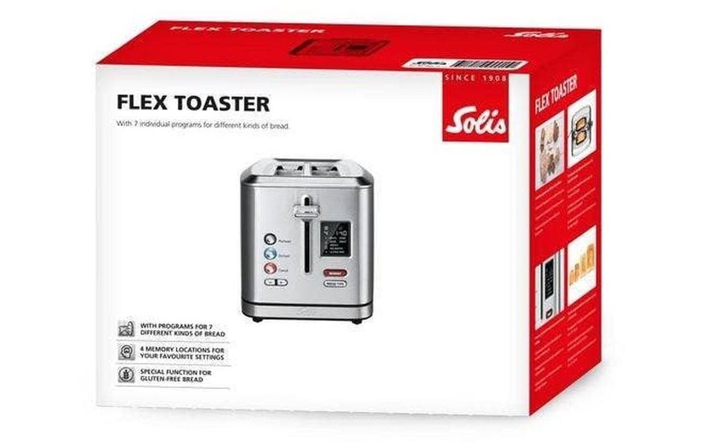 Solis Toaster Flex Typ 8004 Silber Solis Toaster Flex Typ 8004 Silber