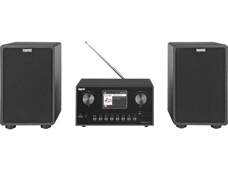 Imperial Micro-HiFi Anlage Dabman i310 CD Schwarz Imperial Micro-HiFi Anlage Dabman i310 CD Schwarz