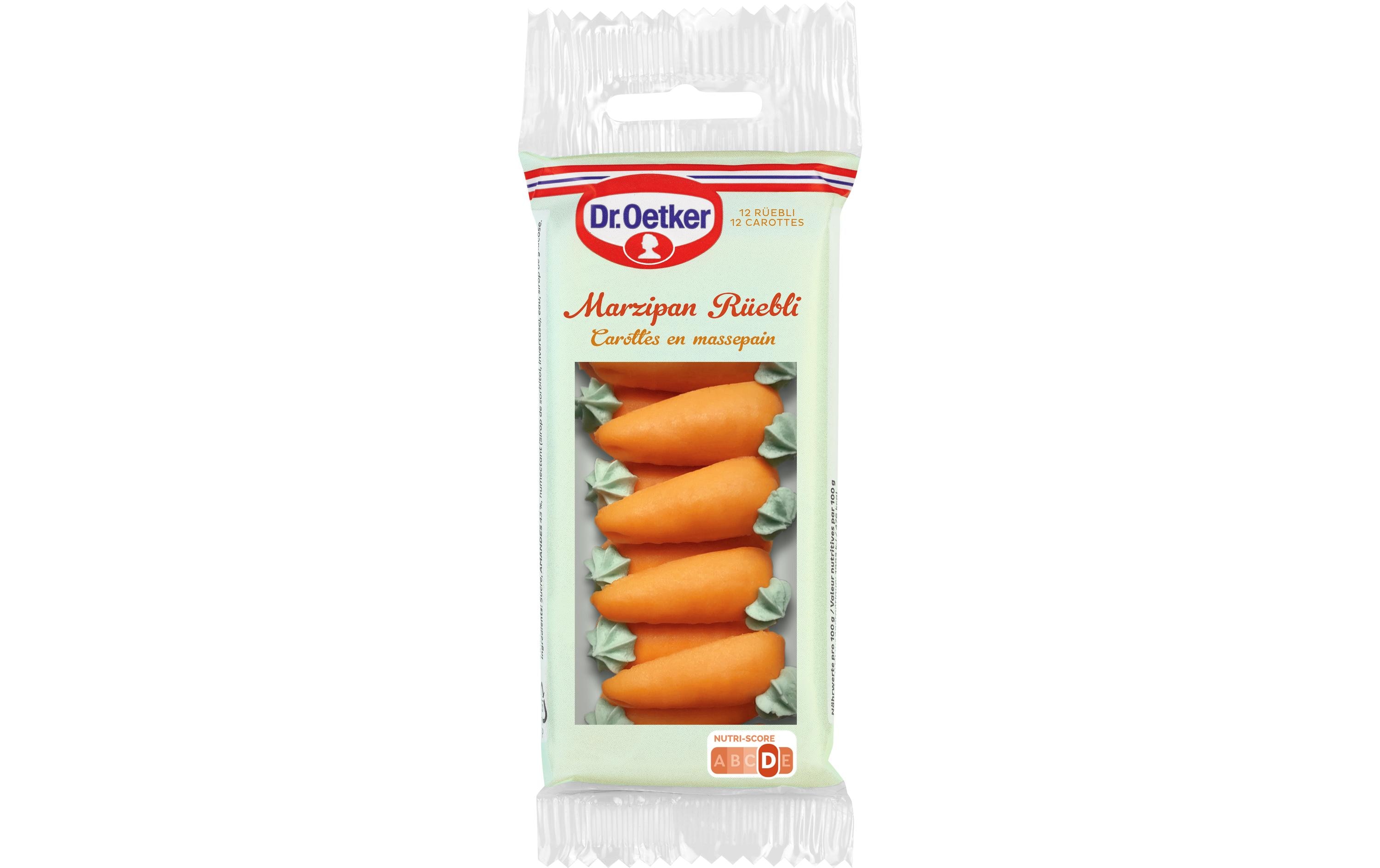 Dr.Oetker Marzipan Rüebli 12 Stück Dr.Oetker Marzipan Rüebli 12 Stück