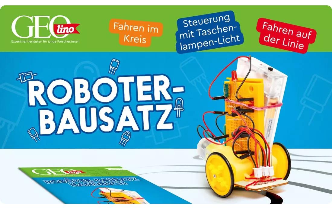 Franzis Experimentierkasten GEOLINO Roboter-Bausatz, Deutsch