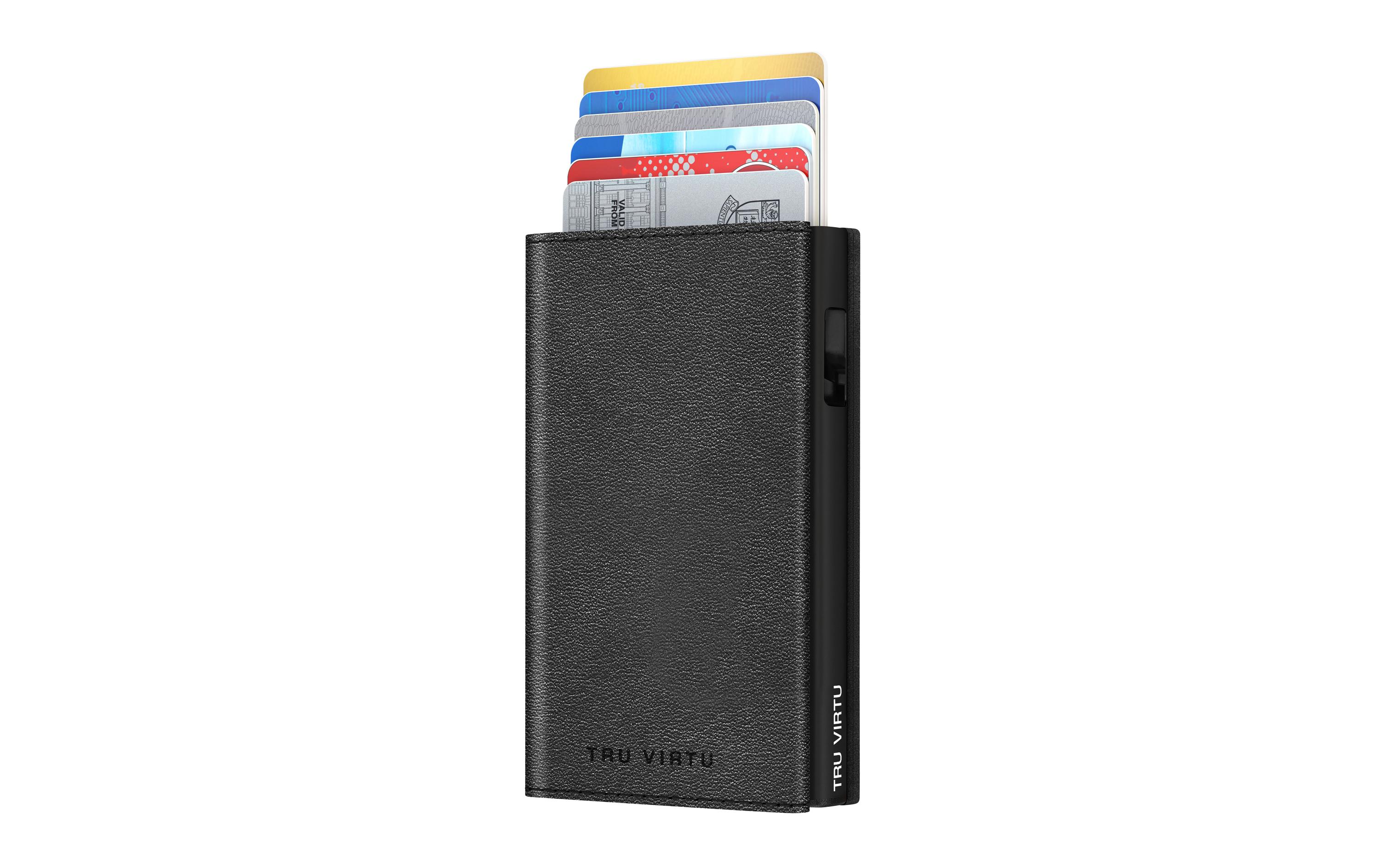 TRU VIRTU Portemonnaie Click & Slide Sleek Wallet Nappa