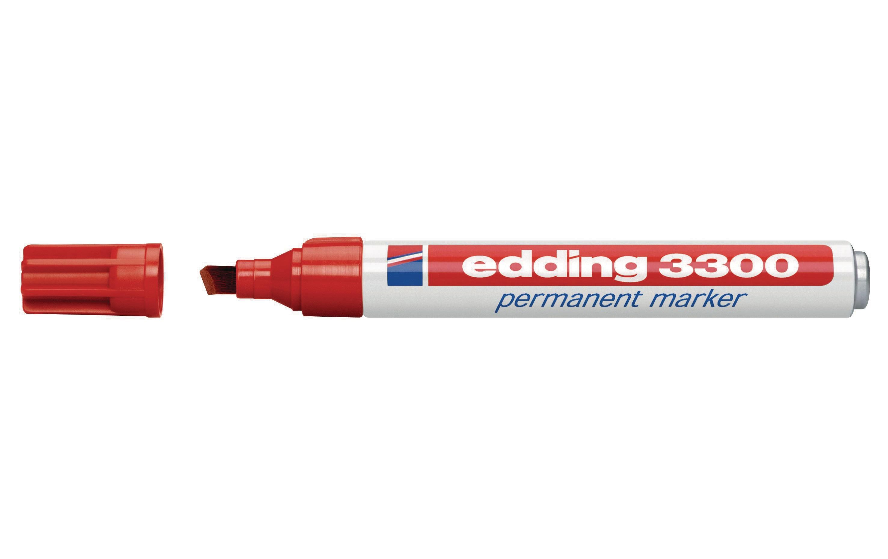 edding Permanent-Marker 3300 Rot