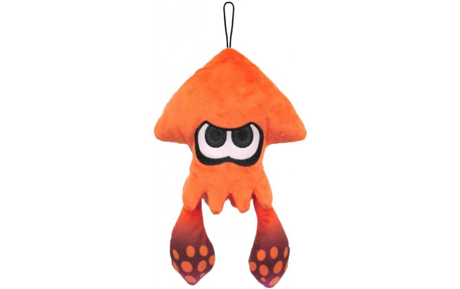 Nintendo Plüsch-Anhänger Splatoon Squid orange (21 cm)