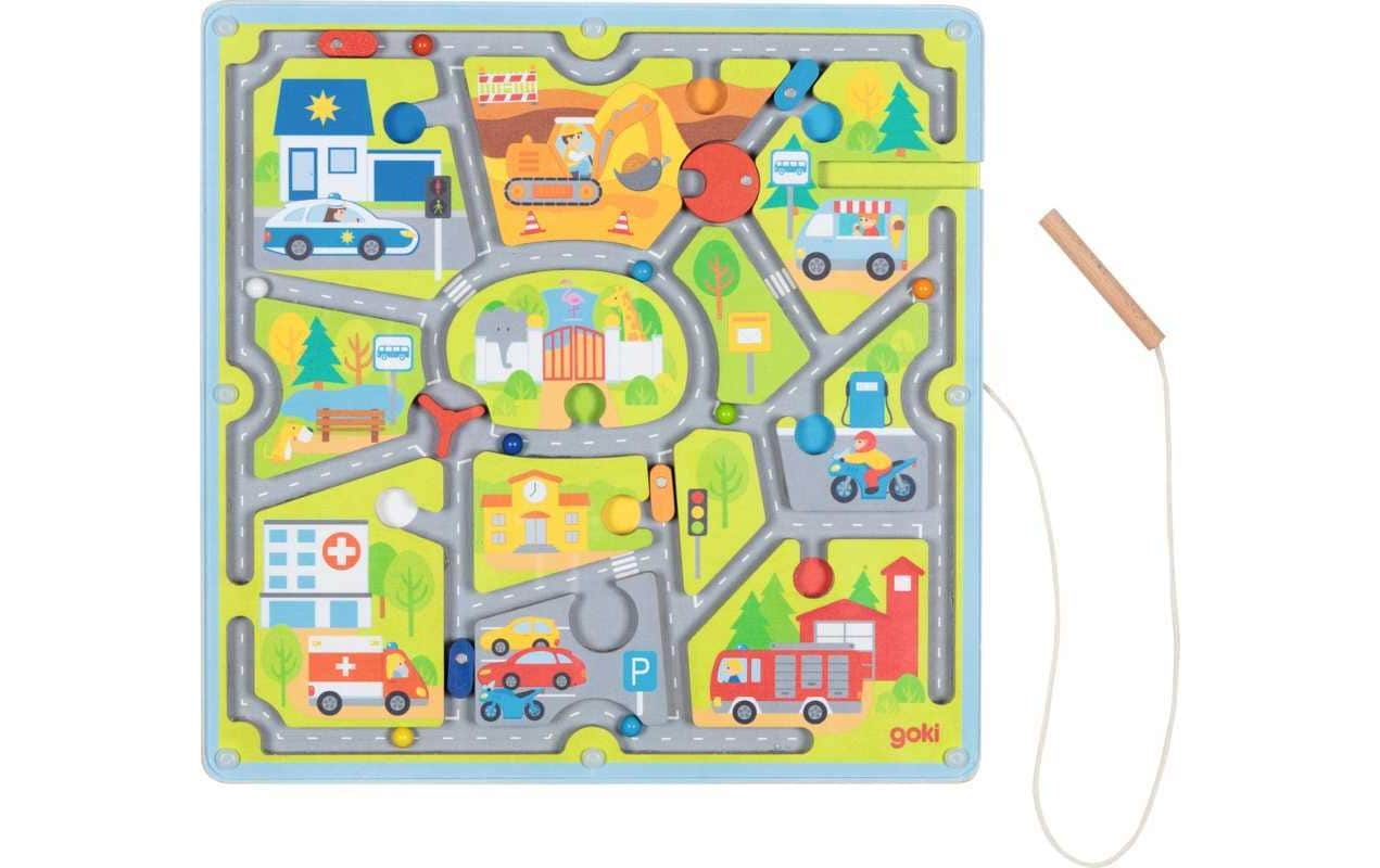 Goki Magnetlabyrinth Kleine Stadt Goki Magnetlabyrinth Kleine Stadt