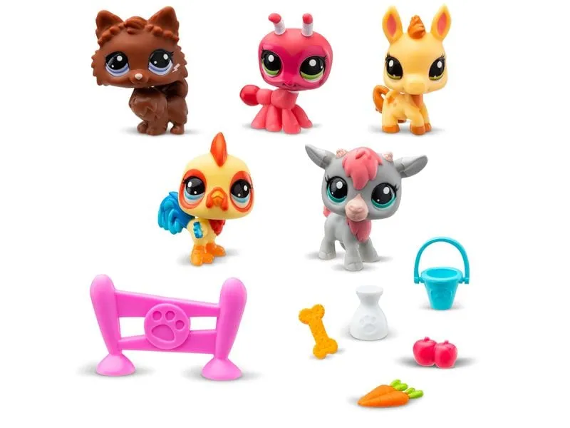 BANDAI Spielfigurenset Littlest Pet Shop – Farm Besties BANDAI Spielfigurenset Littlest Pet Shop – Farm Besties