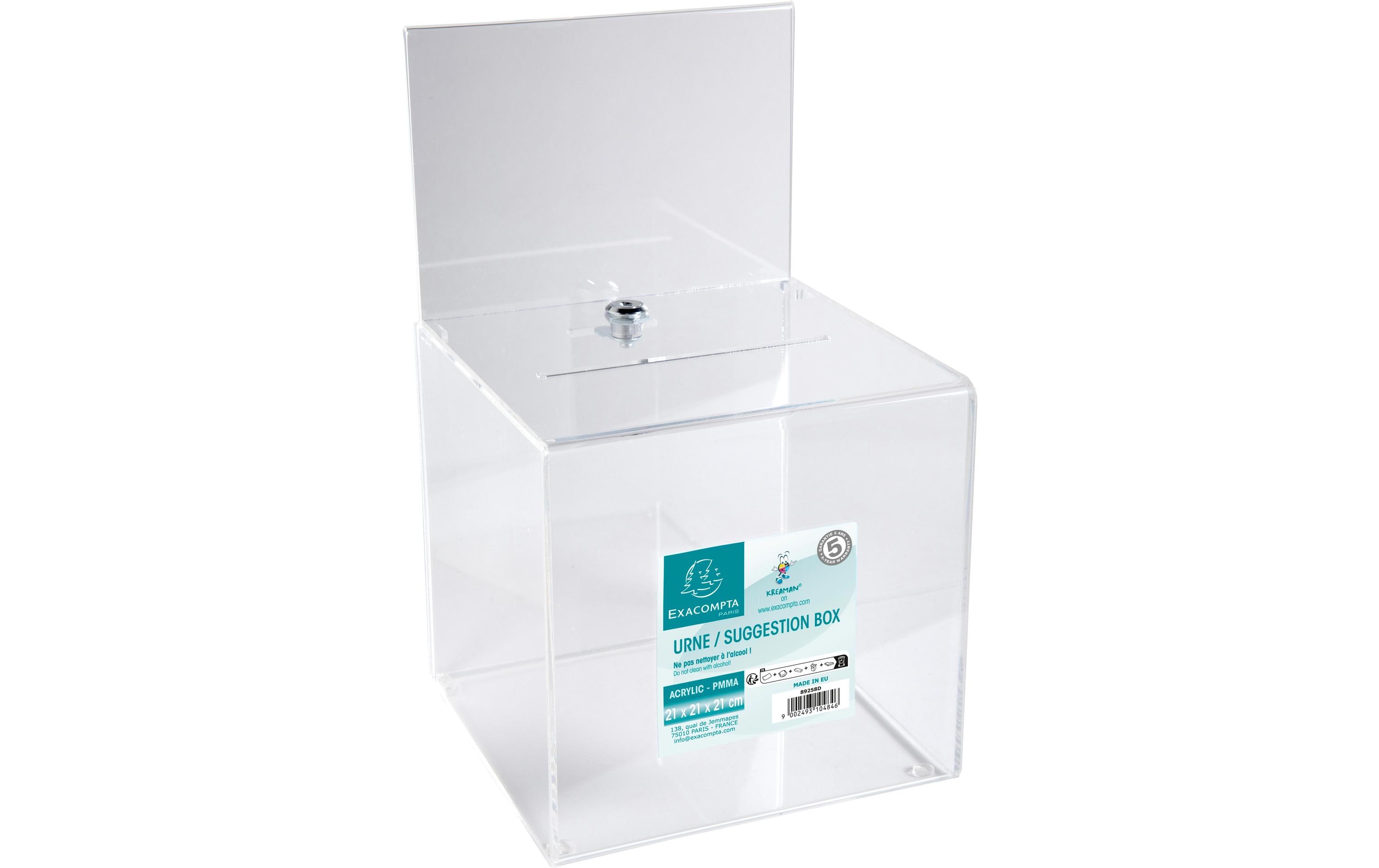 Exacompta Einwurfbox mit Kopfblende A5 Exacompta Einwurfbox mit Kopfblende A5