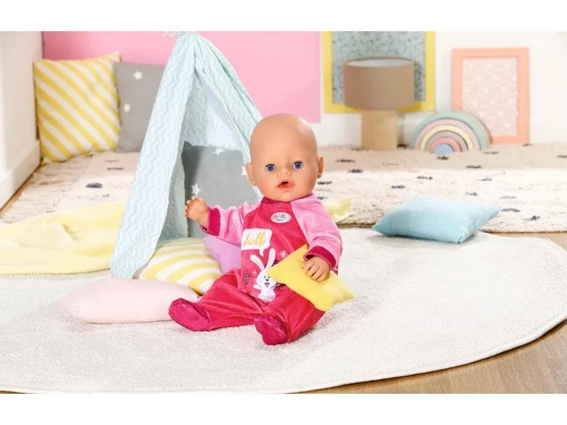 Baby Born Puppenkleidung Strampler Pink 43 cm Baby Born Puppenkleidung Strampler Pink 43 cm