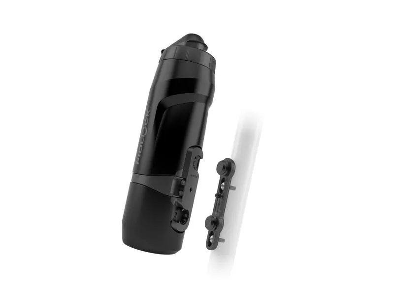FIDLOCK Bidon Twist 0.8 l, Schwarz inkl. Twist Bike Base