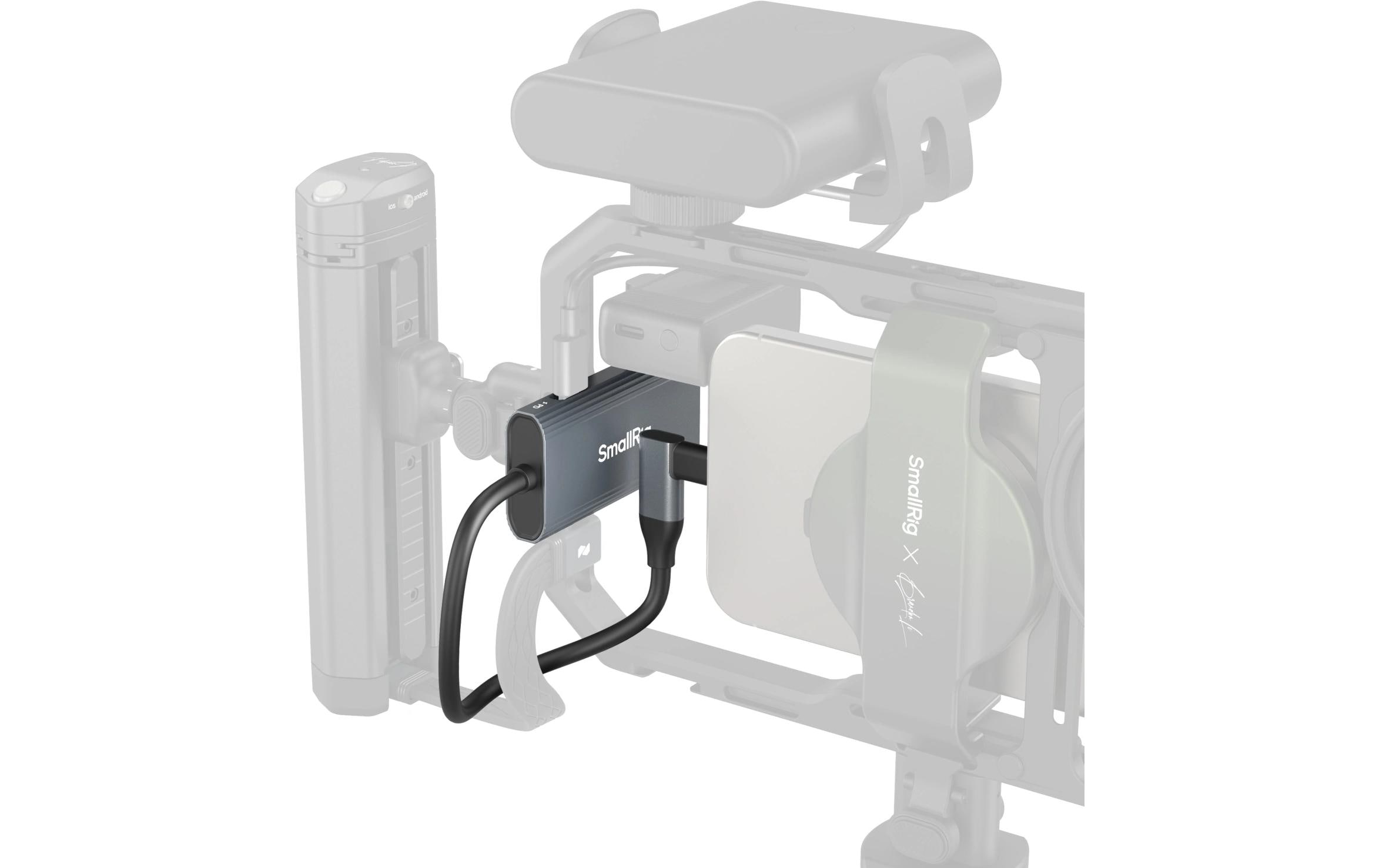 Smallrig USB-C Hub 4-in-1 PD/USB-C 3.1/USB-C 2.0 mit Audioadapter