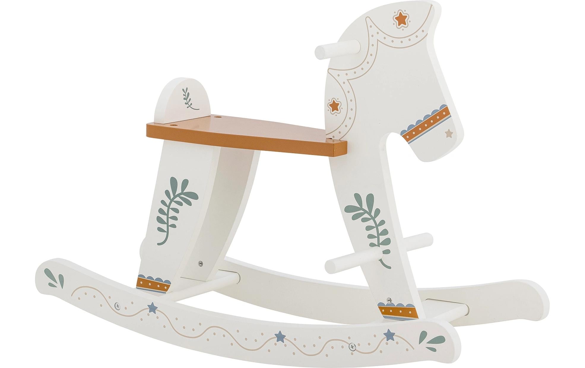 Bloomingville Schaukelpferd Ruddy Weiss, MDF