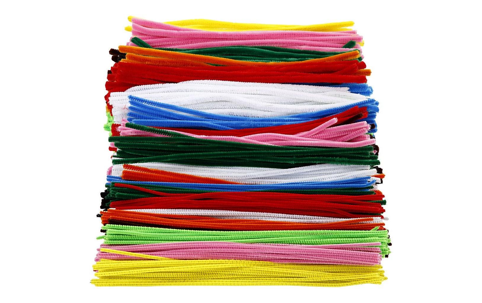 Creativ Company Chenilledraht 4, 6, 9 mm, diverse Farben, 700 Stück