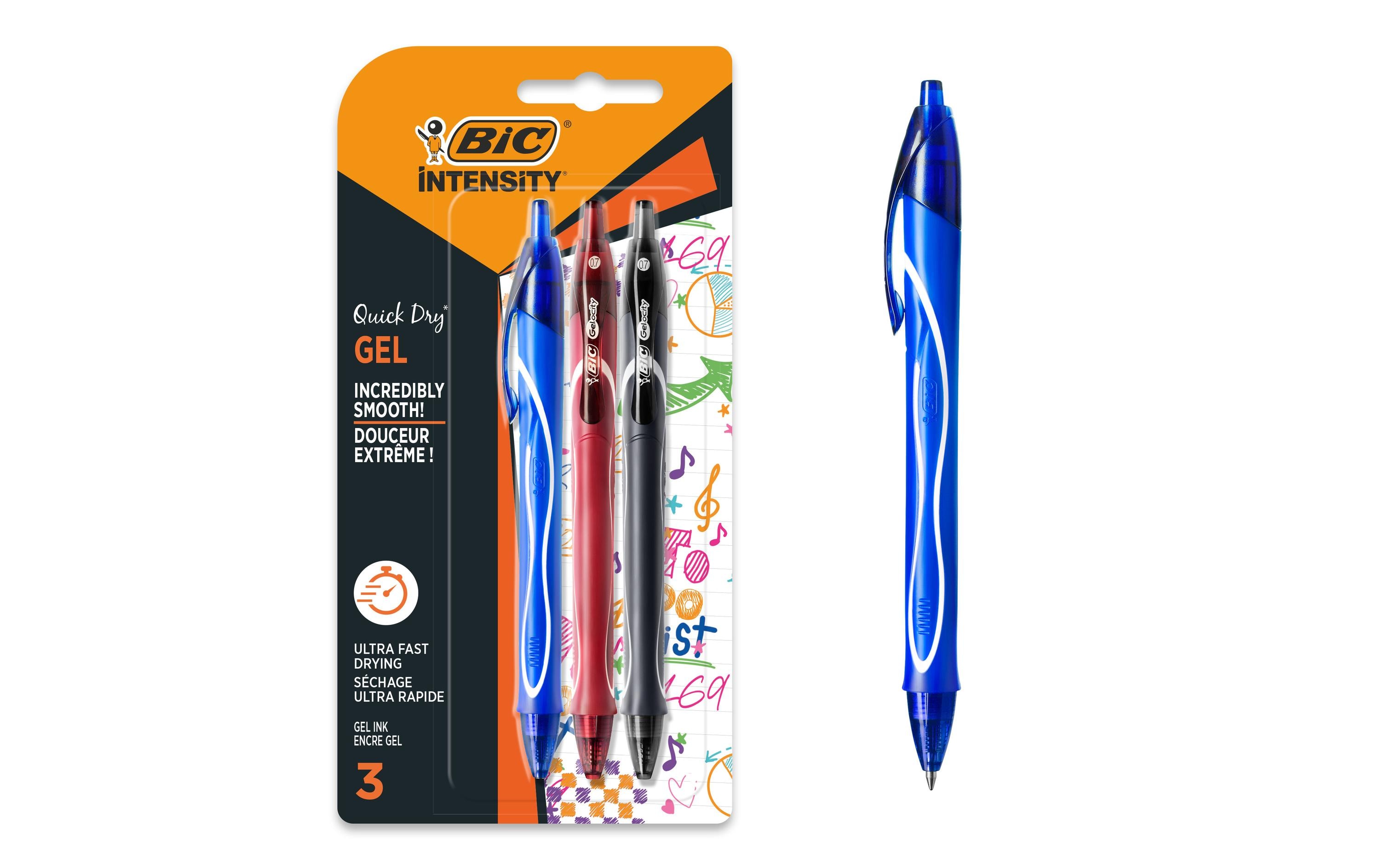 BIC Gelschreiber Gel-ocity Quick Dry Set von 3 Stück BIC Gelschreiber Gel-ocity Quick Dry Set von 3 Stück