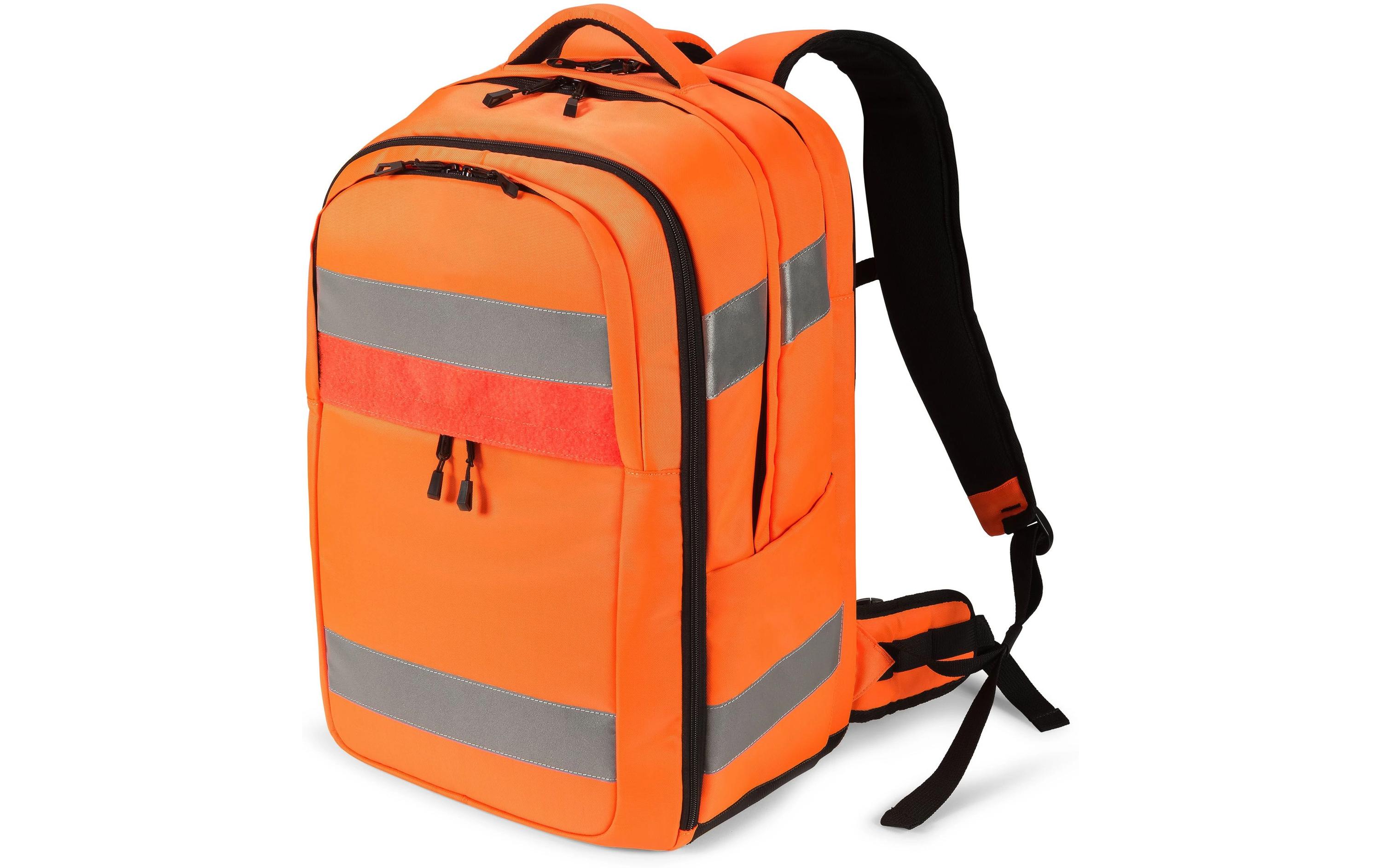 DICOTA Rucksack HI-VIS V-2 32-38 L – Orange DICOTA Rucksack HI-VIS V-2 32-38 L – Orange