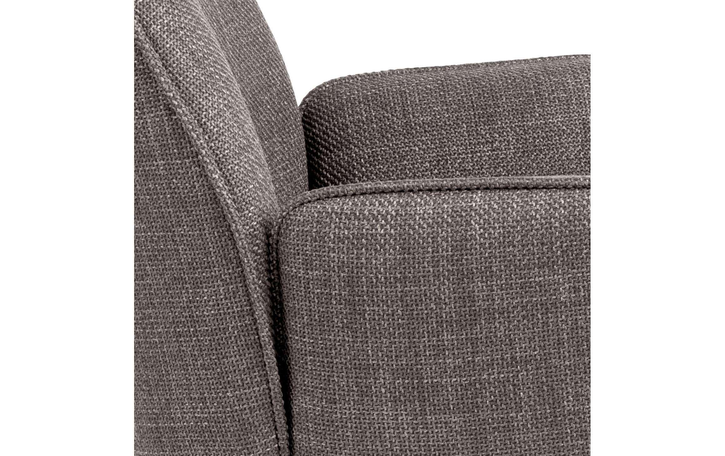 AC Design Stuhl Glenda, 2 Stück, Hellgrau/Braun