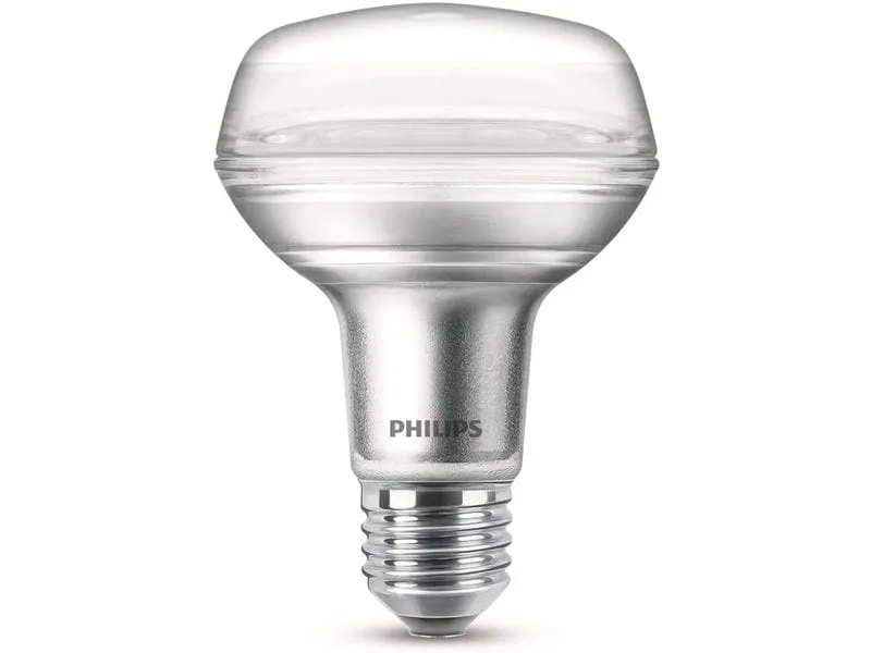 Philips Lampe LEDcla 60W E27 R80 WW ND 36D Warmweiss
