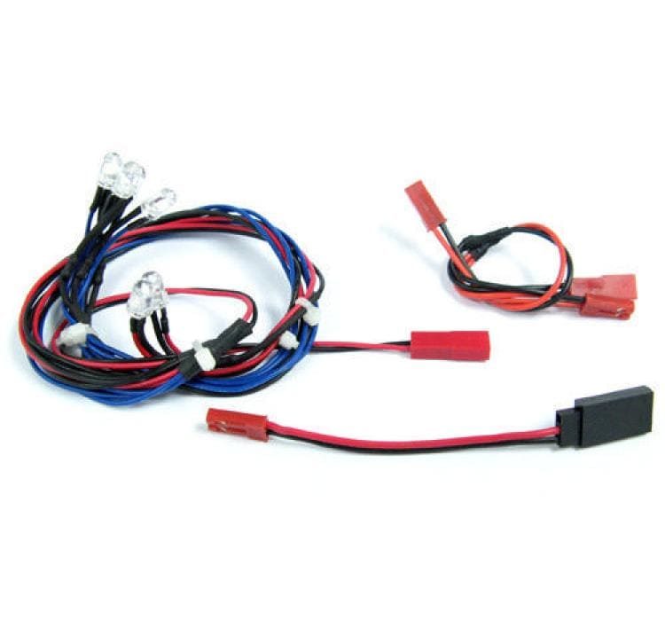 Yeah Racing Modellbau-Beleuchtung Set, Weiss/Rot Yeah Racing Modellbau-Beleuchtung Set, Weiss/Rot