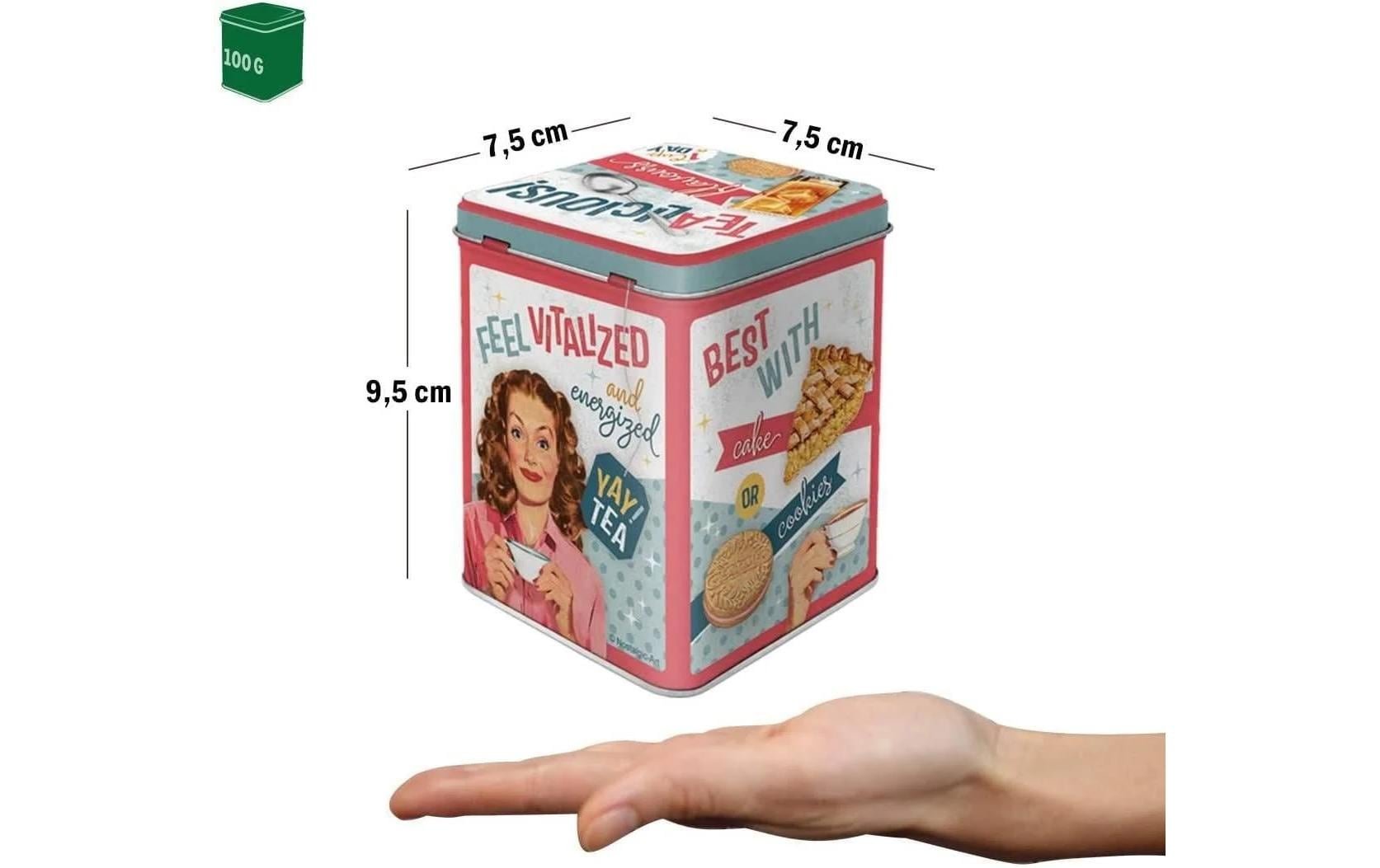 Nostalgic Art Teebeutel-Box Say it 50's Mehrfarbig