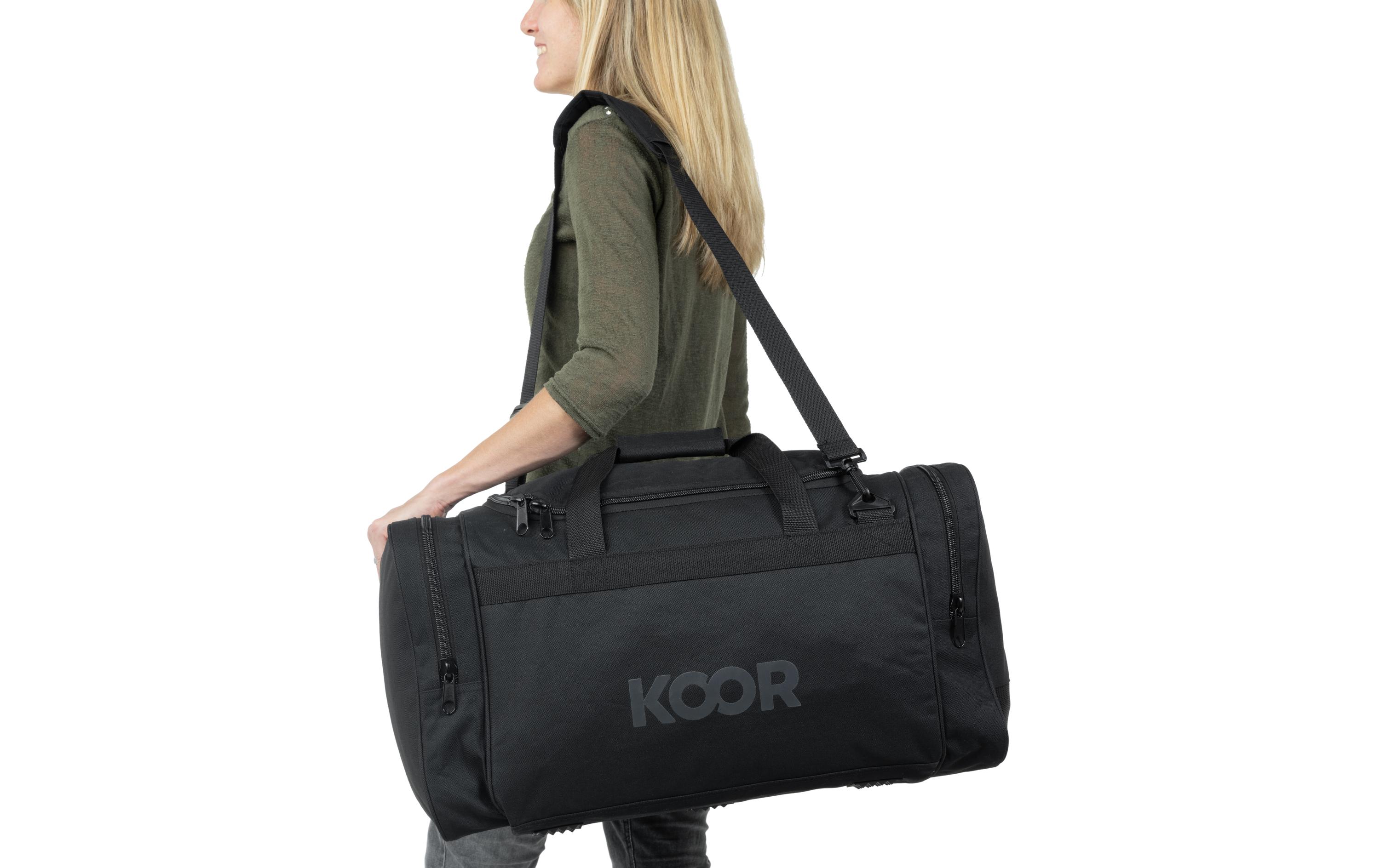 KOOR Sporttasche 55 l, Schwarz