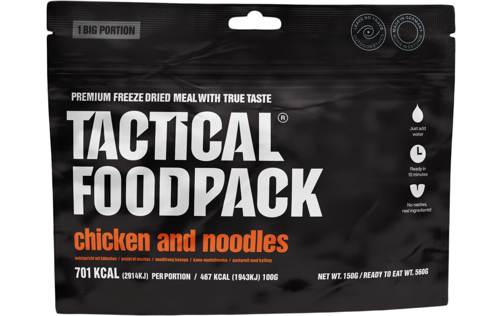 Tactical Foodpack Hauptgericht Hähnchen mit Nudeln Tactical Foodpack Hauptgericht Hähnchen mit Nudeln