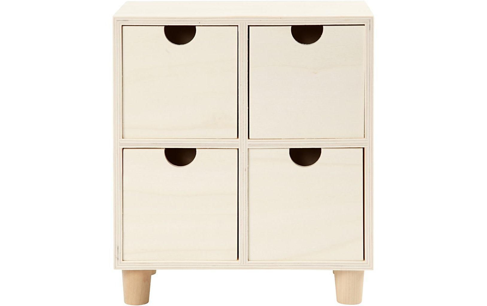 Creativ Company Holzartikel Mini 23 x 20 x 11.5 cm Mini-Kommode