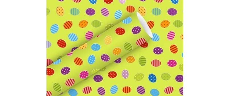 Braun + Company Geschenkpapier Ostern, Mehrfarbig