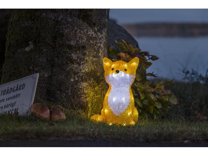 Konstsmide LED-Figur Acryl Fuchs, 27 cm Konstsmide LED-Figur Acryl Fuchs, 27 cm