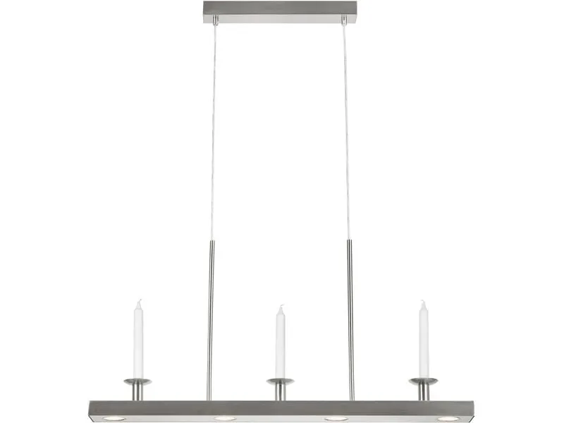 Markslöjd Pendelleuchte Dinind 4-flammig 4.9 W Satinnickel 82 cm Markslöjd Pendelleuchte Dinind 4-flammig 4.9 W Satinnickel 82 cm