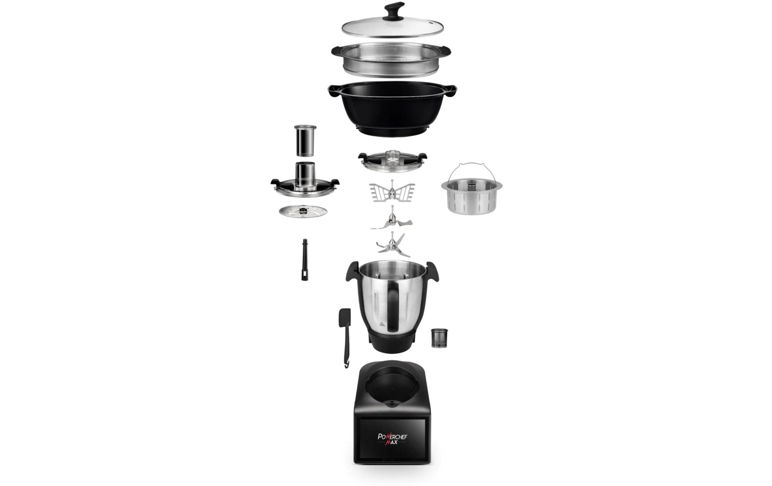 Schneider Küchenmaschine SCH-RBC-4545MAX Schwarz/Silber Schneider Küchenmaschine SCH-RBC-4545MAX Schwarz/Silber