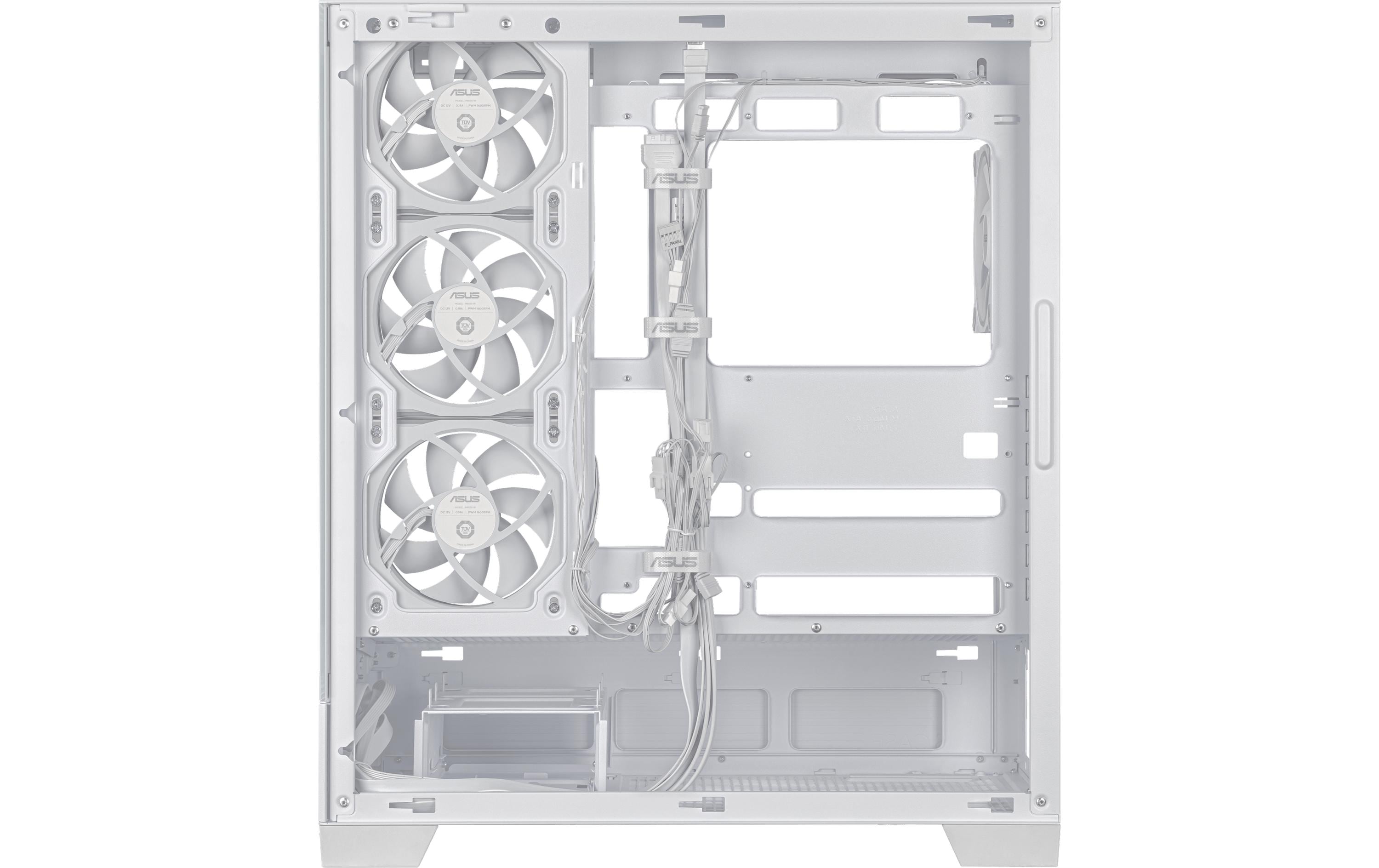 ASUS PC-Gehäuse A31 Plus TG ARGB Weiss