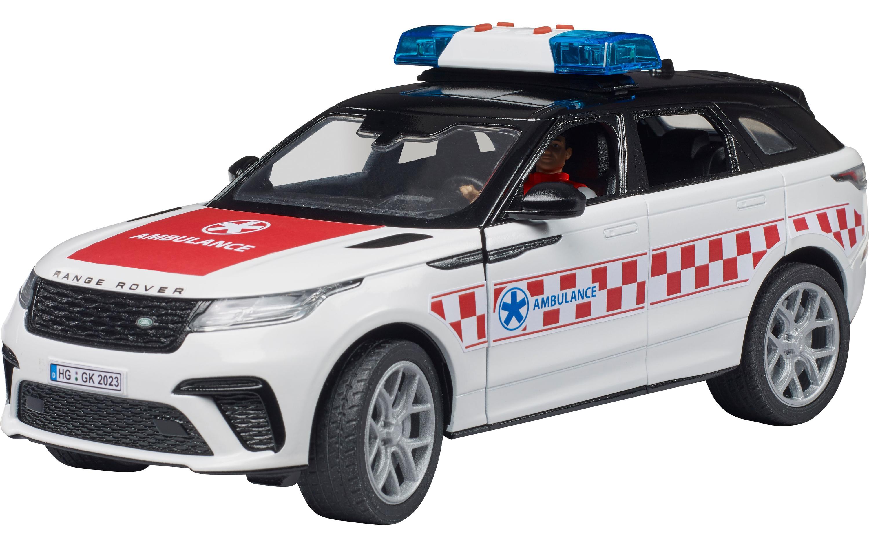 Bruder Spielwaren Range Rover Velar Notarztfahrzeug