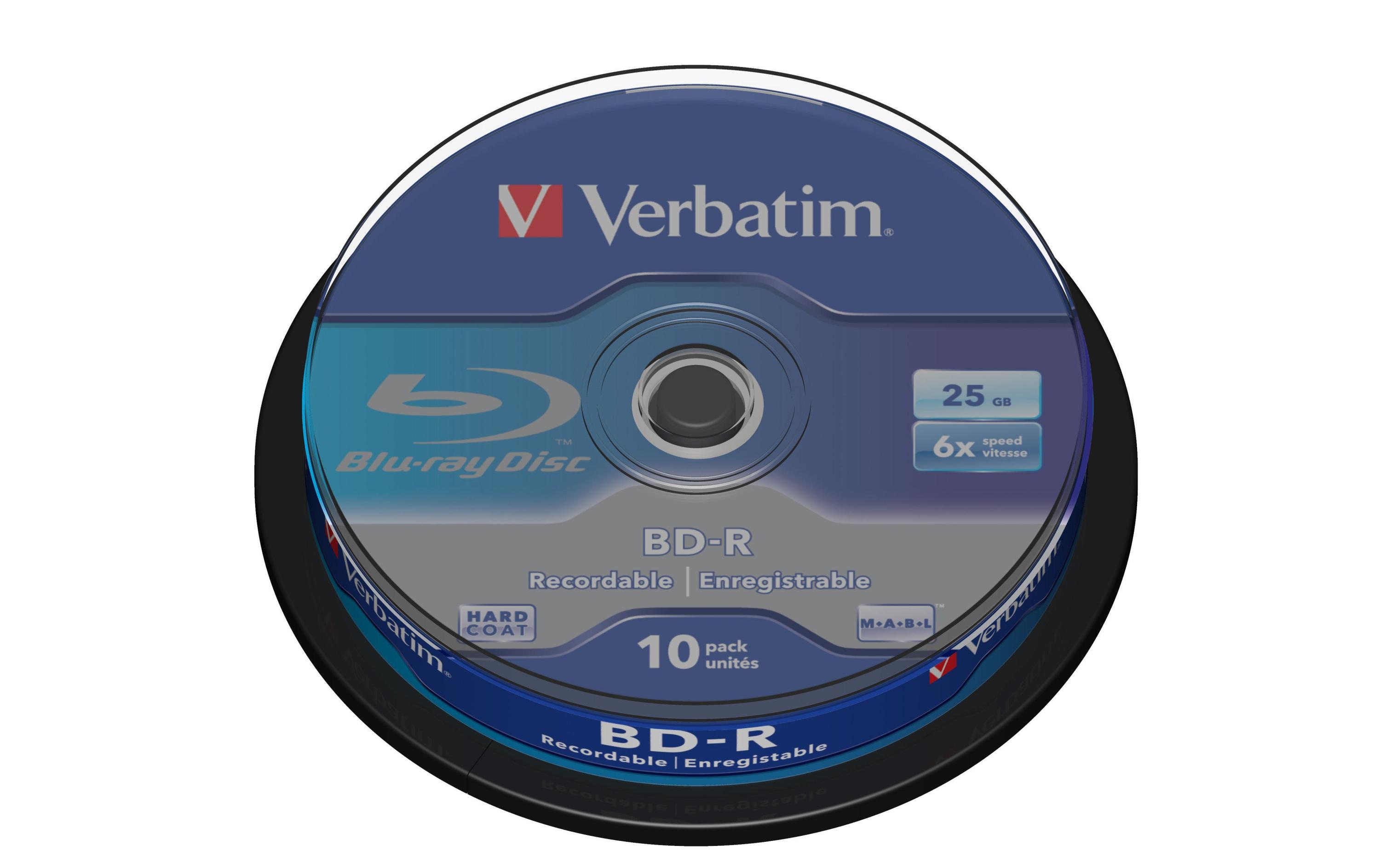 Verbatim BD-R 25 GB, Spindel (10 Stück)