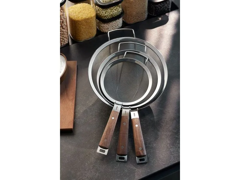 GEFU Abtropfsieb Passo 20 cm, Silber/Braun GEFU Abtropfsieb Passo 20 cm, Silber/Braun