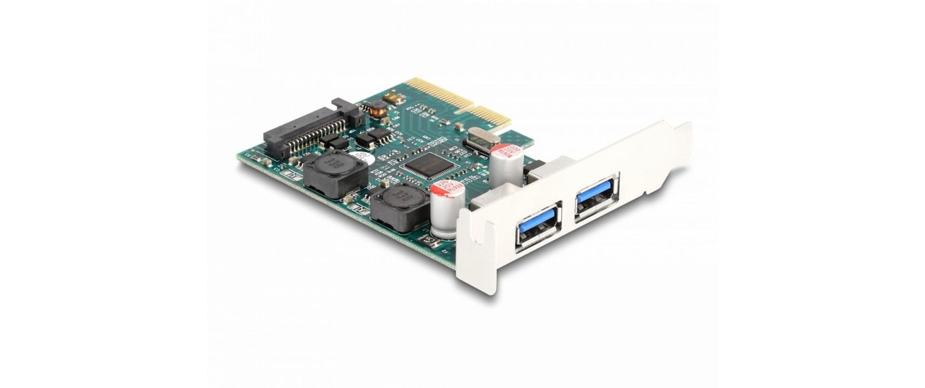 Delock PCI-Express-Karte USB 3.1 Gen 2 - 2x USB Typ-A Delock PCI-Express-Karte USB 3.1 Gen 2 - 2x USB Typ-A