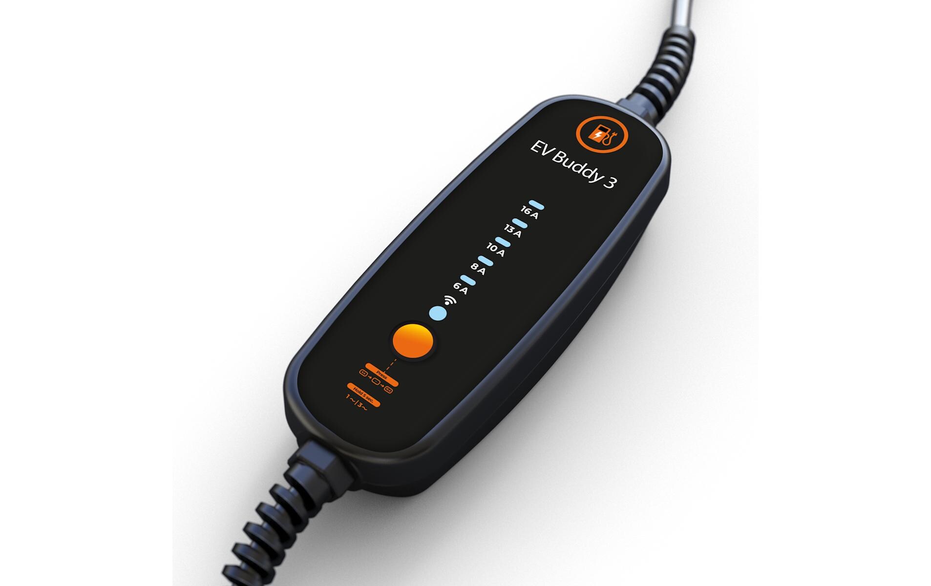 EV Buddy Ladekabel für EV Buddy 3, 11kW, 10m, Bluetooth