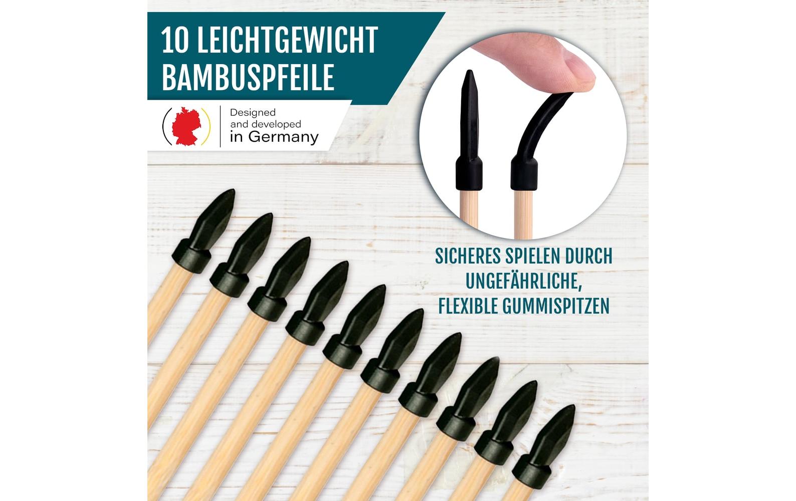 Bogenkönig Bogenschiess-Set 10-teilig