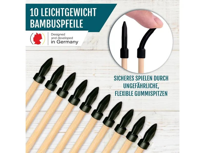Bogenkönig Bogenschiess-Set 10-teilig Bogenkönig Bogenschiess-Set 10-teilig