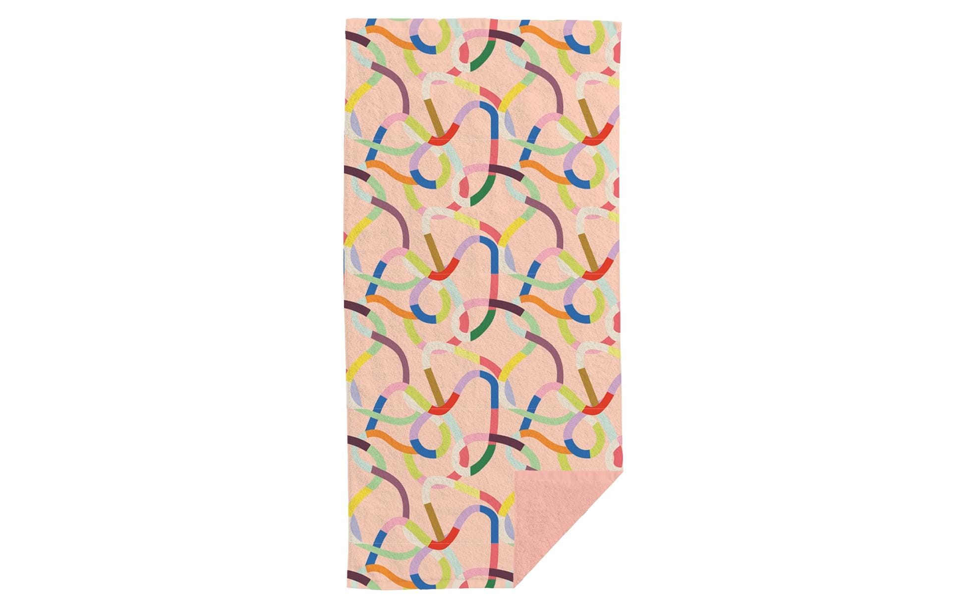 Chic Mic Badetuch Colourful waves 90 x 180 cm Chic Mic Badetuch Colourful waves 90 x 180 cm