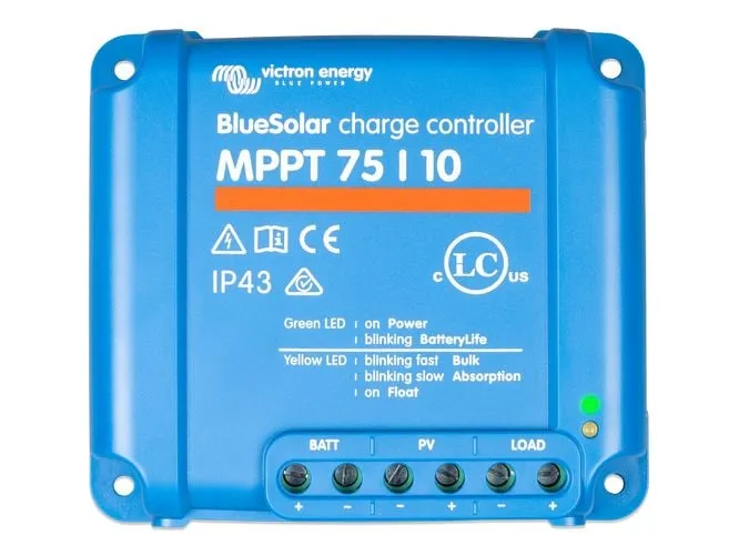 Victron Solarladeregler BlueSolar MPPT 75/10 12-24 V 10A Victron Solarladeregler BlueSolar MPPT 75/10 12-24 V 10A