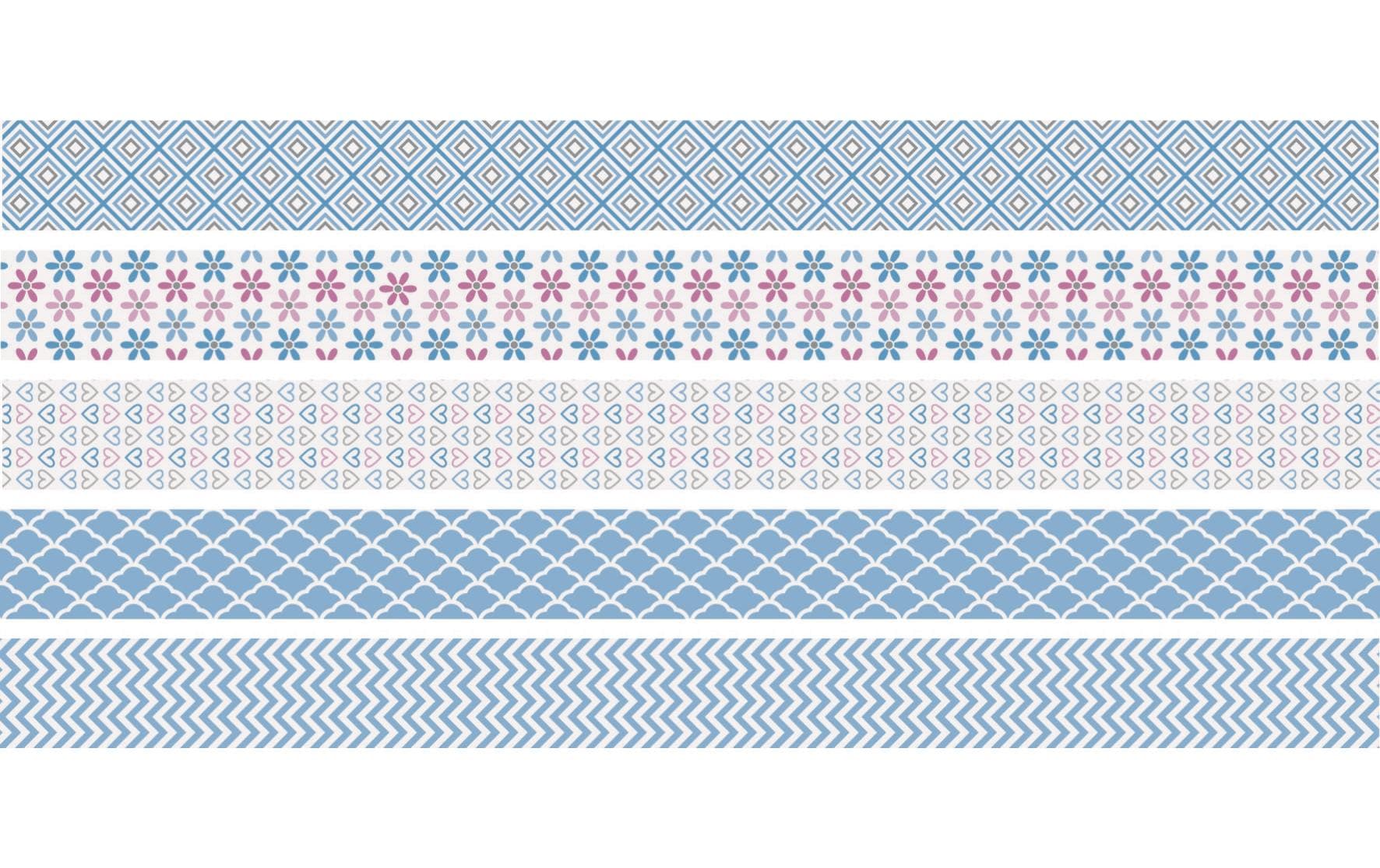 Heyda Washi Tape Pastell Mini Hellblau Heyda Washi Tape Pastell Mini Hellblau